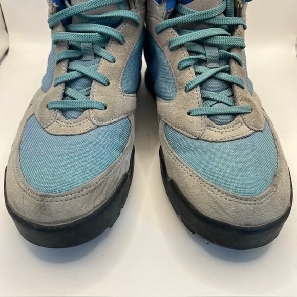 VTG 90s Nike Caldera ACG Hiking Sneaker Women's 8.5 Gray Blue High Top Boot - Picture 8 of 8